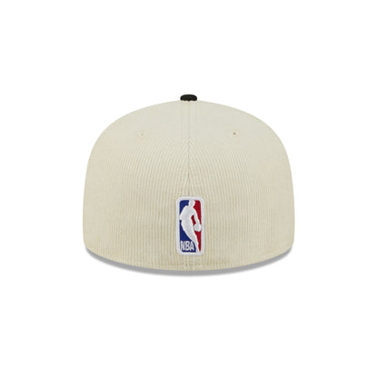 Atlanta Hawks 2025 City Edition Chrome White Corduroy 59FIFTY Fitted Hat
