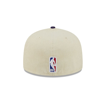 Minnesota Timberwolves 2025 City Edition Chrome White Corduroy 59FIFTY Fitted Hat