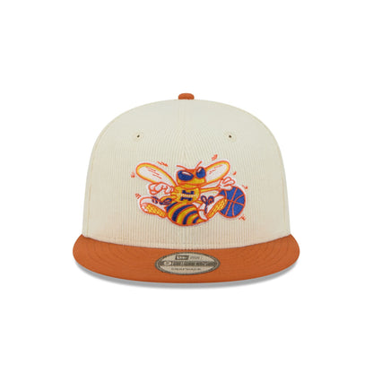 Charlotte Hornets 2025 City Edition Chrome White Corduroy 9FIFTY Snapback Hat