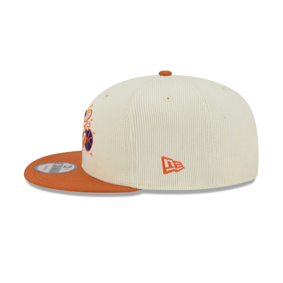 Charlotte Hornets 2025 City Edition Chrome White Corduroy 9FIFTY Snapback Hat