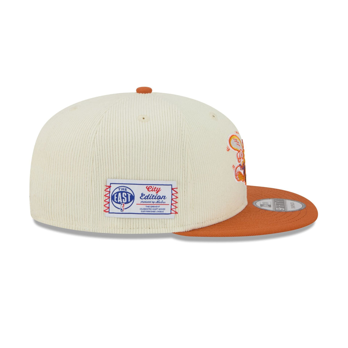 Charlotte Hornets 2025 City Edition Chrome White Corduroy 9FIFTY Snapback Hat