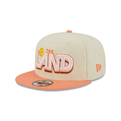 Cleveland Cavaliers 2025 City Edition Chrome White Corduroy 9FIFTY Snapback Hat