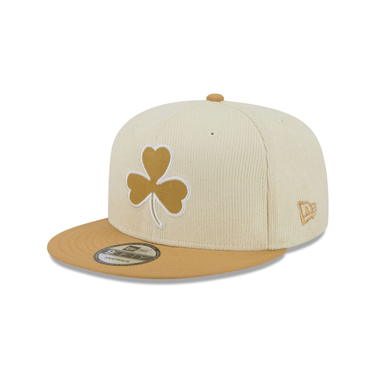 Boston Celtics 2025 City Edition Chrome White Corduroy 9FIFTY Snapback Hat