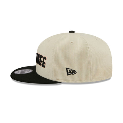 Atlanta Hawks 2025 City Edition Chrome White Corduroy 9FIFTY Snapback Hat