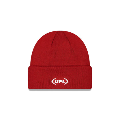 Birmingham Stallions Red Cuff Knit Beanie