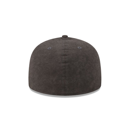 New Era Cap Washed Twill Black 59FIFTY A-Frame Fitted Hat