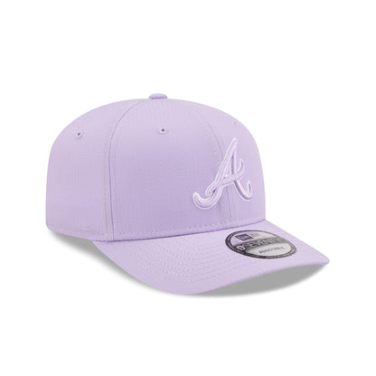 Atlanta Braves Pastel Crepe 9SEVENTY Stretch-Snap Hat