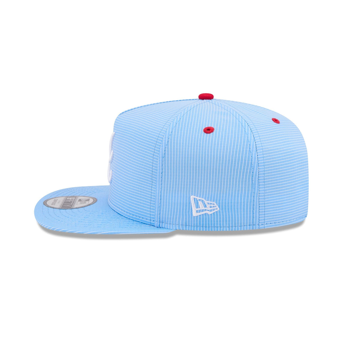 Atlanta Braves Pinstripe Ripstop 9FIFTY A-Frame Snapback Hat