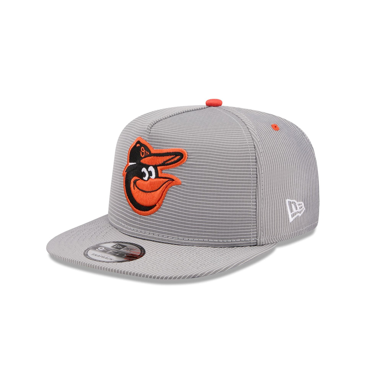 Baltimore Orioles Pinstripe Ripstop 9FIFTY A-Frame Snapback Hat