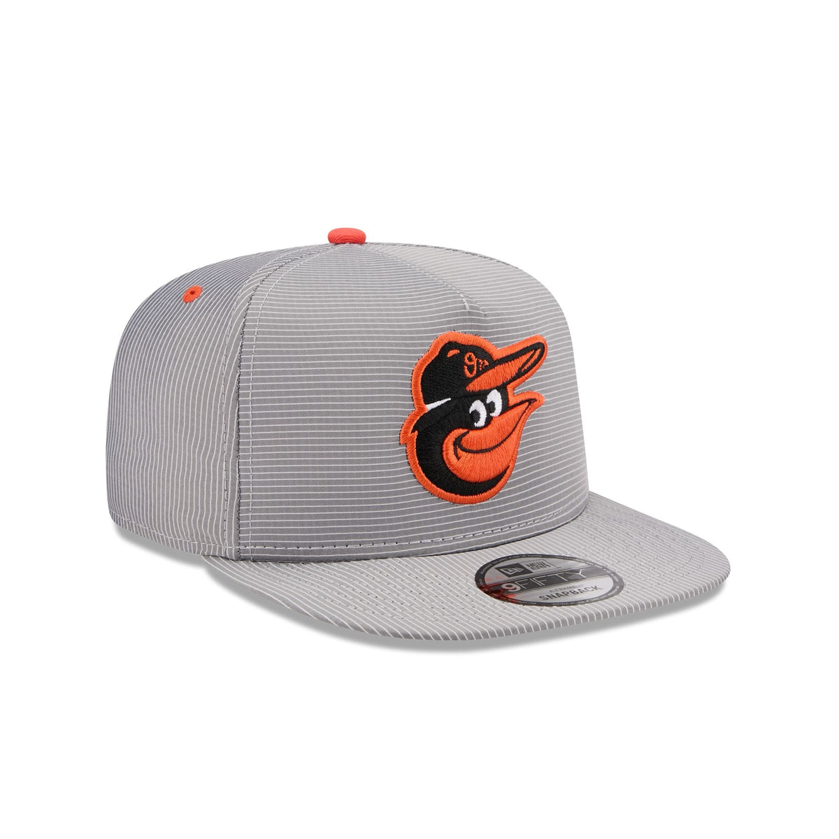Baltimore Orioles Pinstripe Ripstop 9FIFTY A-Frame Snapback Hat