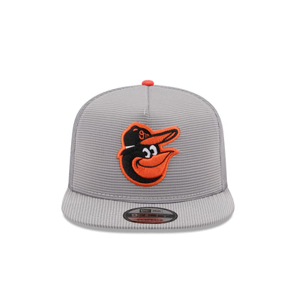 Baltimore Orioles Pinstripe Ripstop 9FIFTY A-Frame Snapback Hat