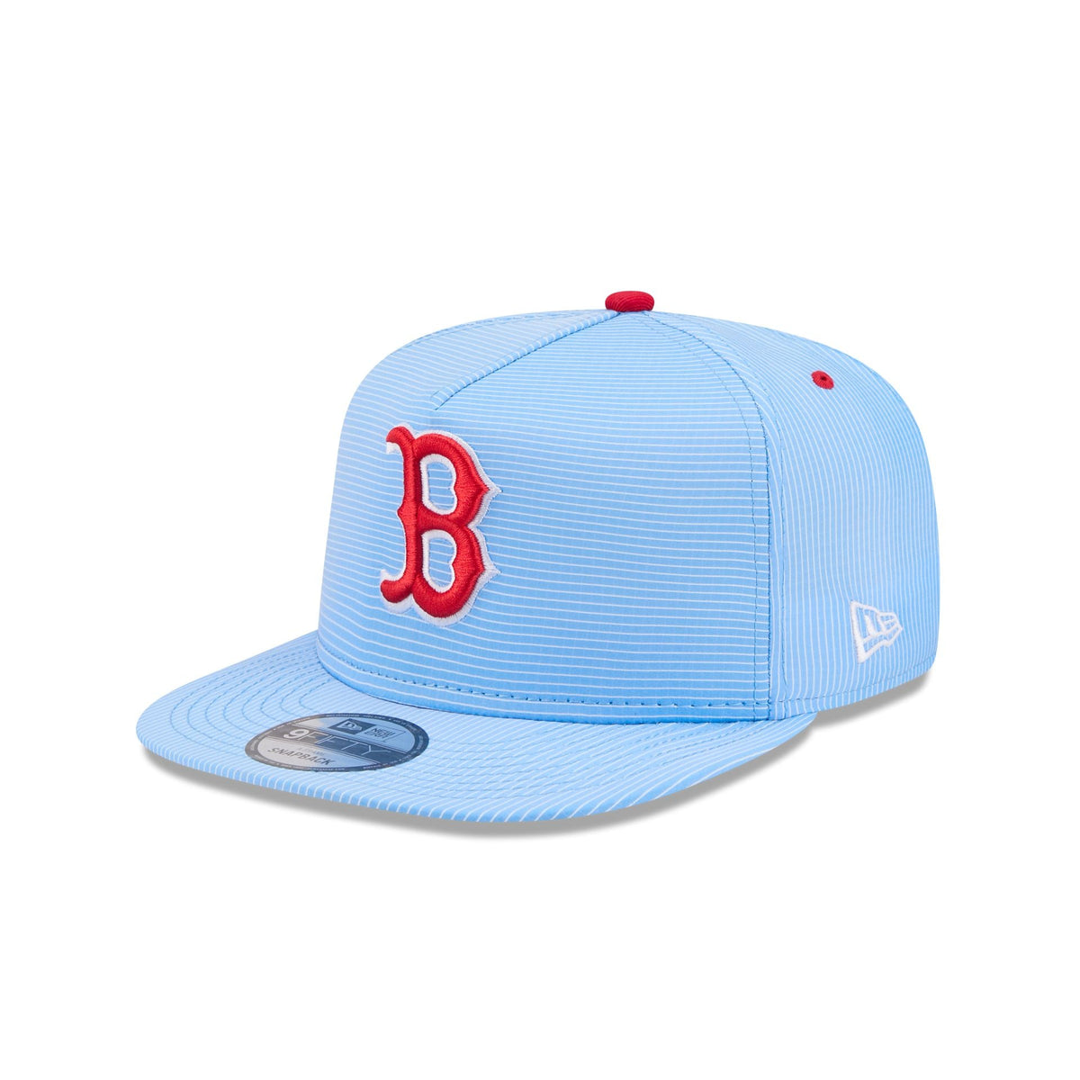 Boston Red Sox Pinstripe Ripstop 9FIFTY A-Frame Snapback Hat