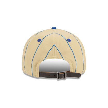 Detroit Pistons Pinstripe Script Retro Crown 9FIFTY Adjustable Hat