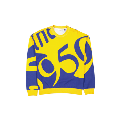 New Era Branded 59FIFTY Splitter Gold Crewneck