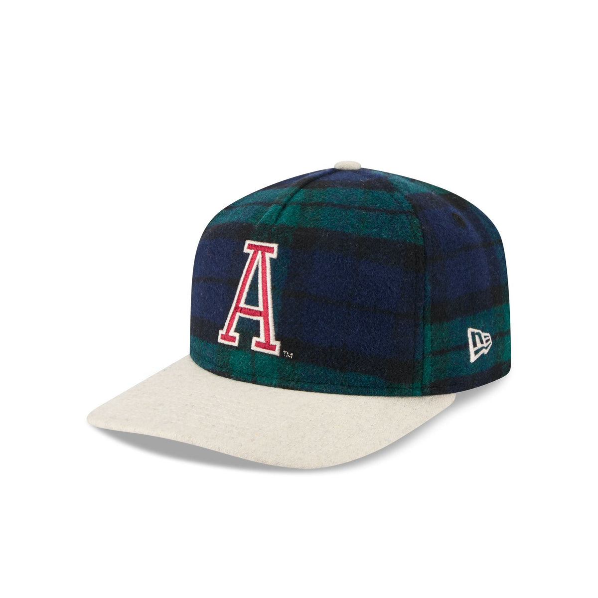 Alabama Crimson Tide College Vault Plaid Letterman 19TWENTY Adjustable Hat