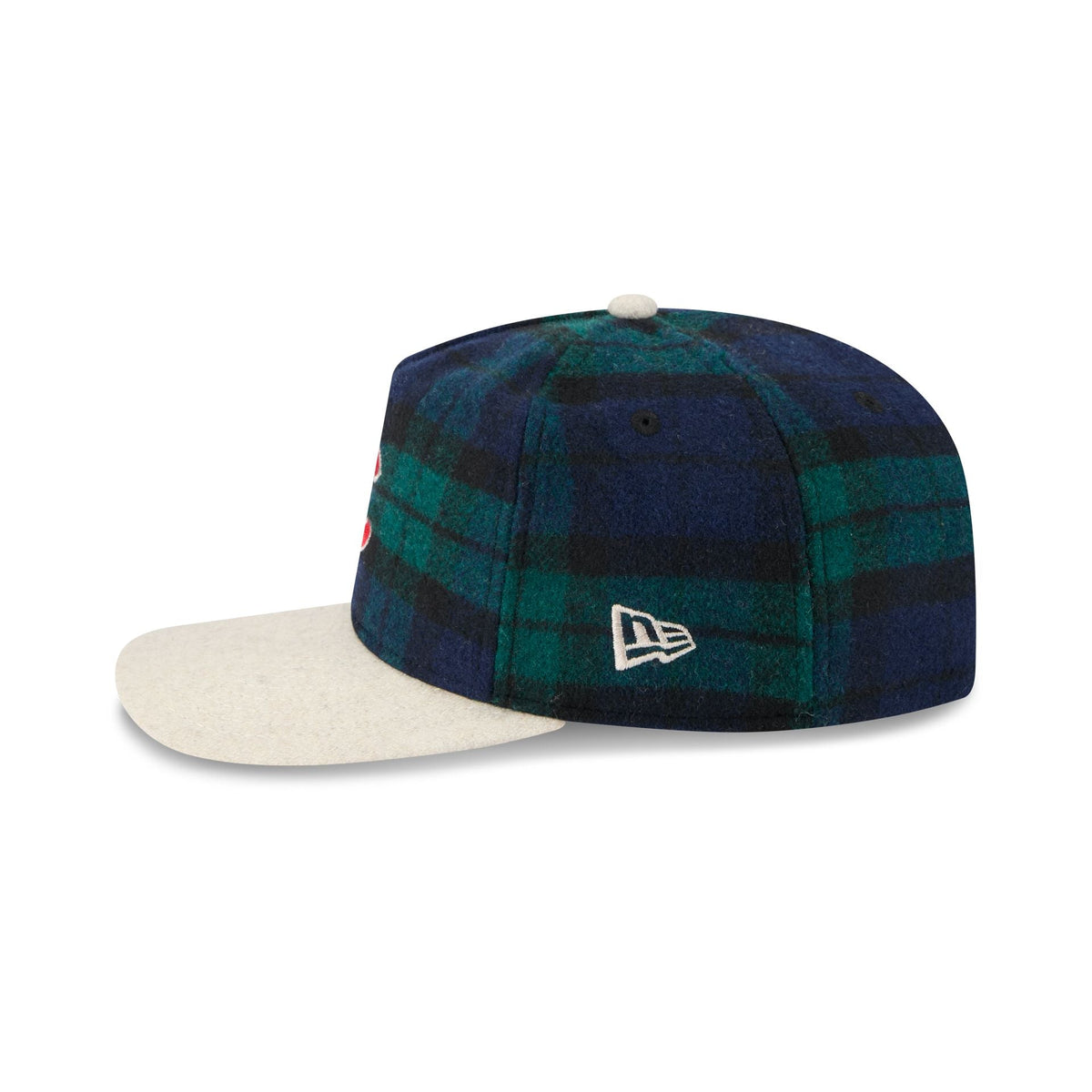 Chicago Cubs Plaid Letterman 19TWENTY Adjustable Hat
