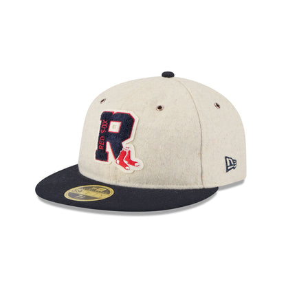 Boston Red Sox Wool Letterman Retro Crown 59FIFTY Fitted Hat