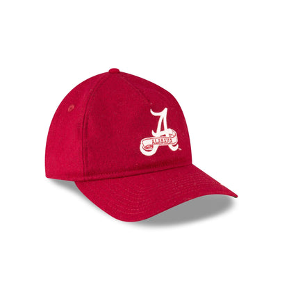 Alabama Crimson Tide College Vault Wool Letterman 9TWENTY A-Frame Adjustable Hat Adjustable Hat