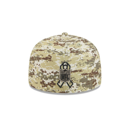 Green Bay Packers 2025 Salute to Service Fan Gear 59FIFTY Fitted Hat