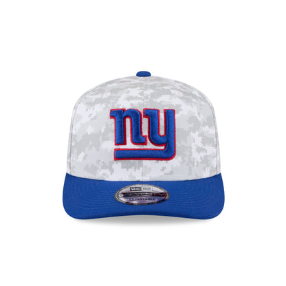 New York Giants 2025 Salute to Service Fan Gear 9SEVENTY Stretch-Snap Hat