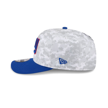 New York Giants 2025 Salute to Service Fan Gear 9SEVENTY Stretch-Snap Hat