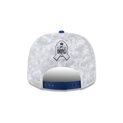 New York Giants 2025 Salute to Service Fan Gear 9SEVENTY Stretch-Snap Hat