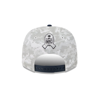 Dallas Cowboys 2025 Salute to Service Fan Gear 9SEVENTY Stretch-Snap Hat
