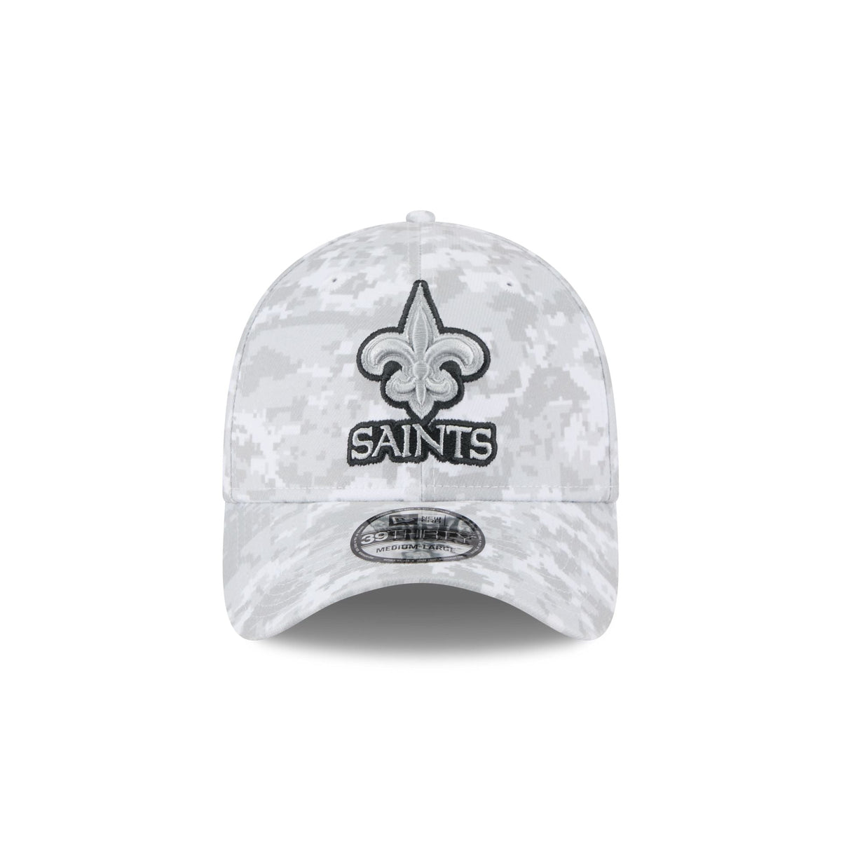New Orleans Saints 2025 Salute to Service Fan Gear 39THIRTY Stretch Fit Hat