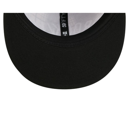 Brooklyn Nets Grunge Plaid Retro Crown 59FIFTY Fitted Hat