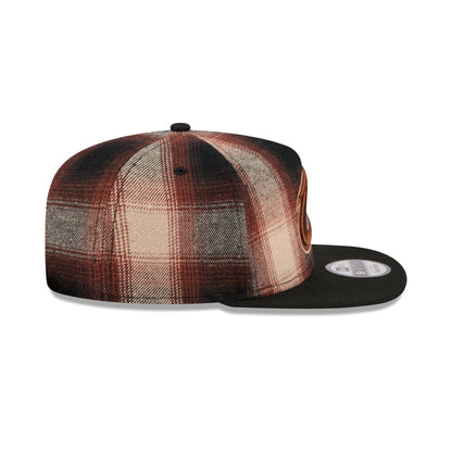 Cleveland Cavaliers Grunge Plaid 9FIFTY A-Frame Adjustable Hat