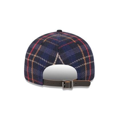 Baltimore Ravens Grunge Plaid Retro Crown 9FIFTY Adjustable Hat