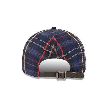 Boston Celtics Grunge Plaid Retro Crown 9FIFTY Adjustable Hat