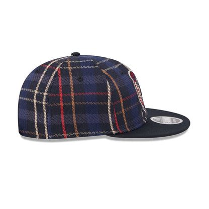 Boston Celtics Grunge Plaid Retro Crown 9FIFTY Adjustable Hat