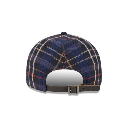 Boston Red Sox Grunge Plaid Retro Crown 9FIFTY Adjustable Hat