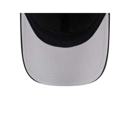 Atlanta Braves Black and White 39THIRTY M-Crown Stretch Fit Hat