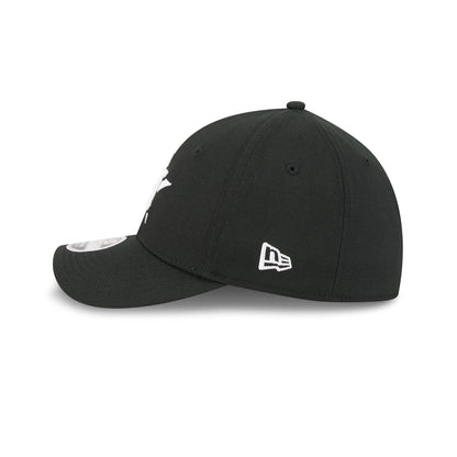 Houston Astros Black and White 39THIRTY M-Crown Stretch Fit Hat
