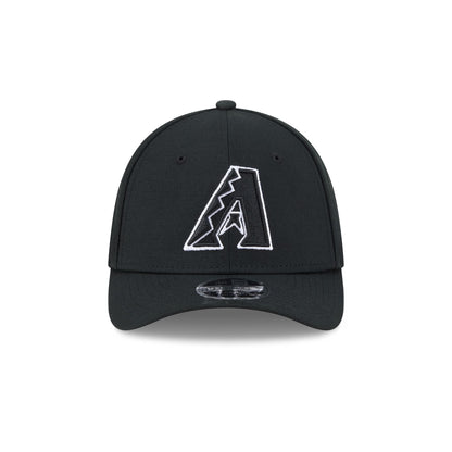 Arizona Diamondbacks Black and White 39THIRTY M-Crown Stretch Fit Hat