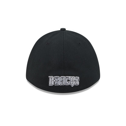 Arizona Diamondbacks Black and White 39THIRTY M-Crown Stretch Fit Hat