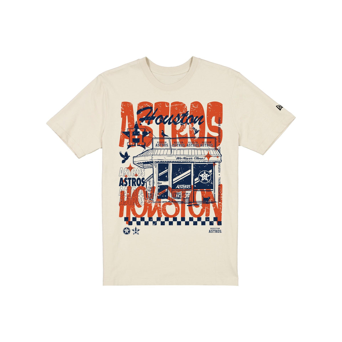 Houston Astros Diner Chrome T-Shirt