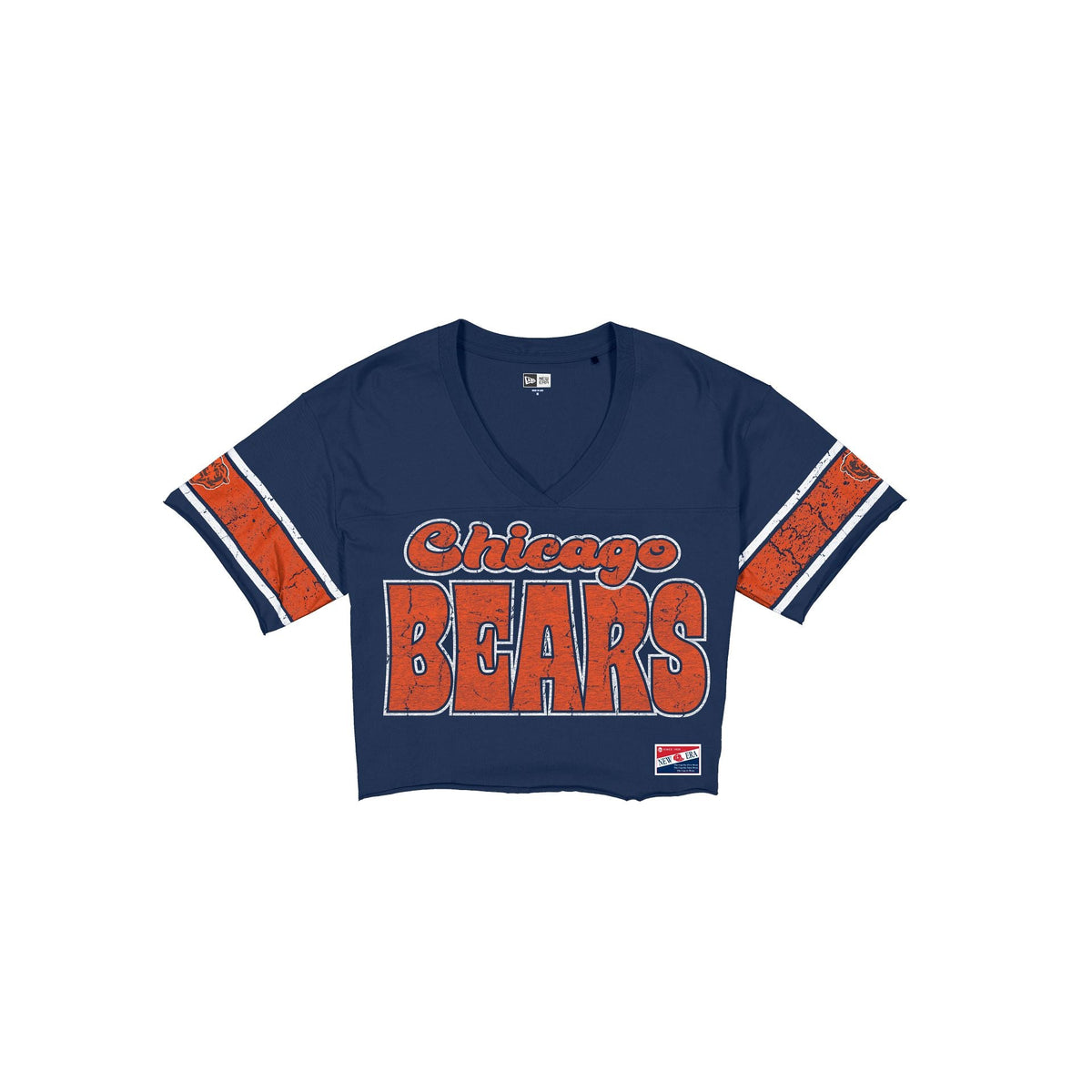 Chicago Bears Throwback Women's Cropped T-Shirt