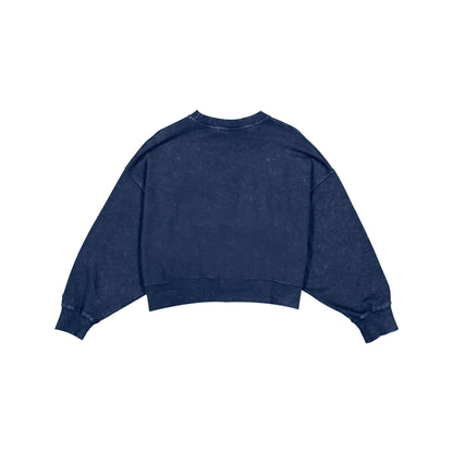 Atlanta Braves Throwback Women's Boxy Crewneck
