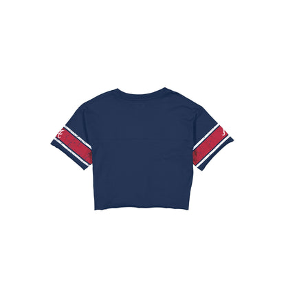 Atlanta Braves Throwback Women's Cropped T-Shirt