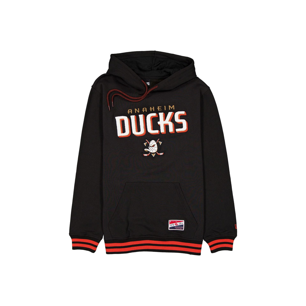 Anaheim Ducks Throwback Felt Logo Hoodie