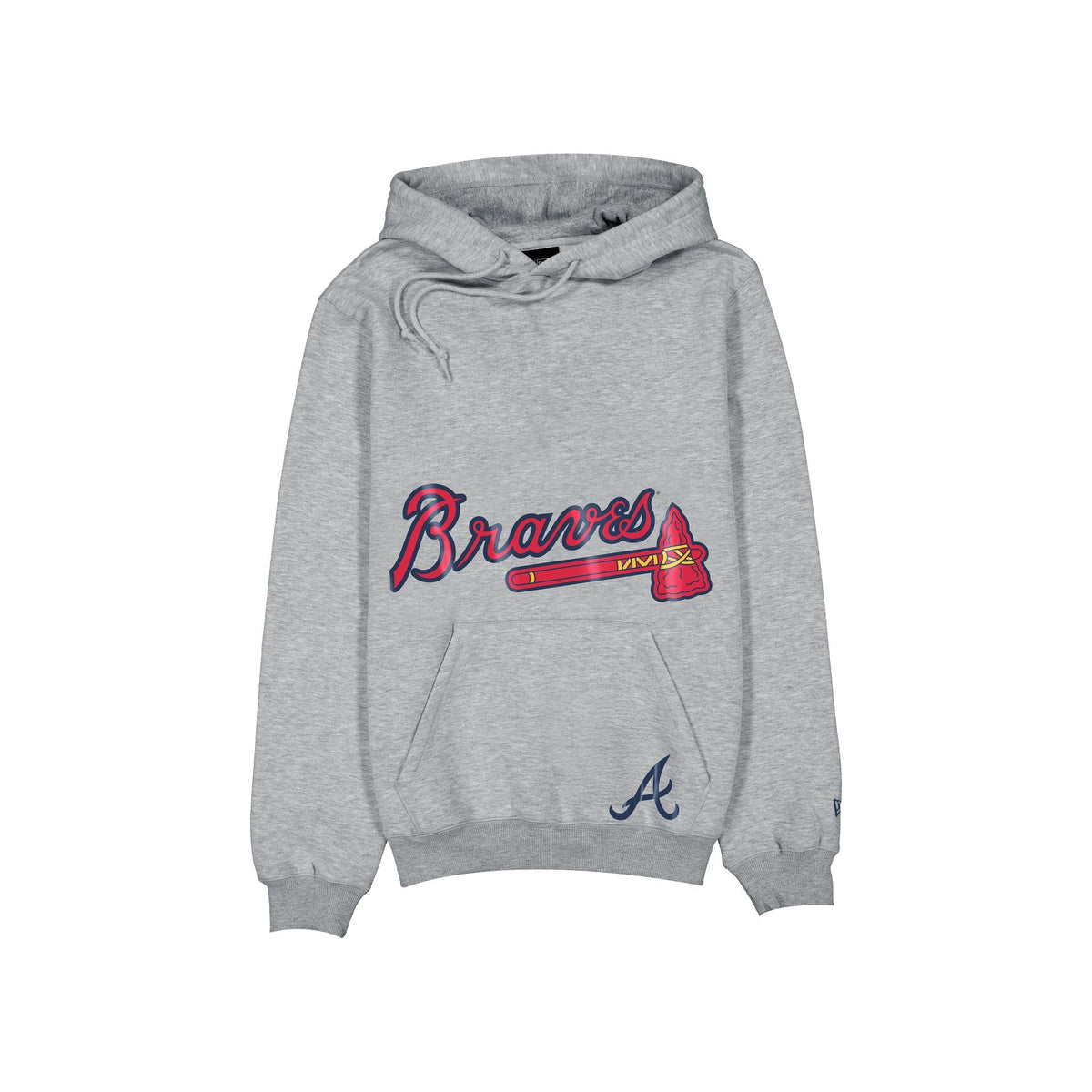 Atlanta Braves Game Day Heather Gray Hoodie