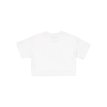 Chicago Bulls Summer Women's White Cropped Jersey T-Shirt