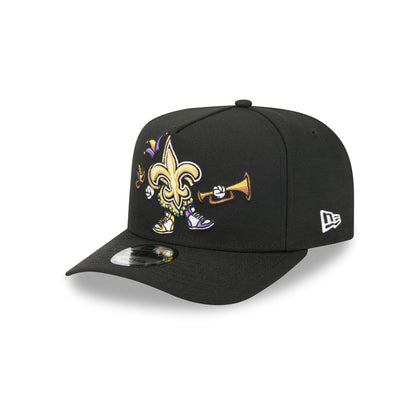 New Orleans Saints Cartoon 9FIFTY A-Frame Snapback Hat
