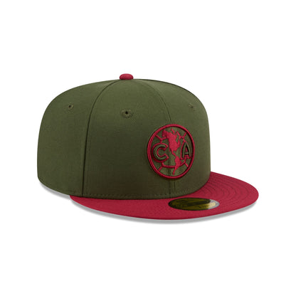Club América Color Pack Olive 59FIFTY Fitted Hat