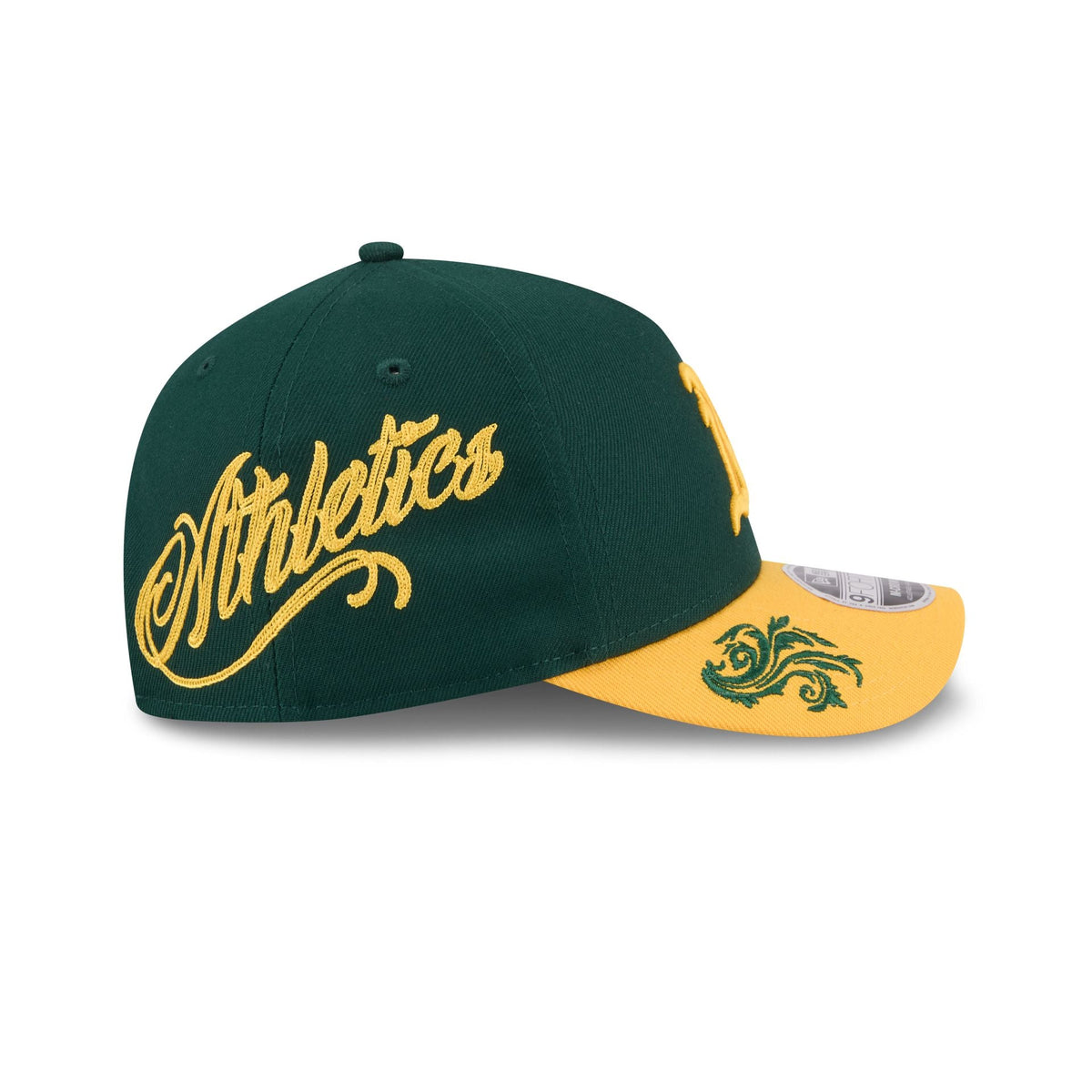 Athletics Script 9FORTY M-Crown A-Frame Snapback Hat