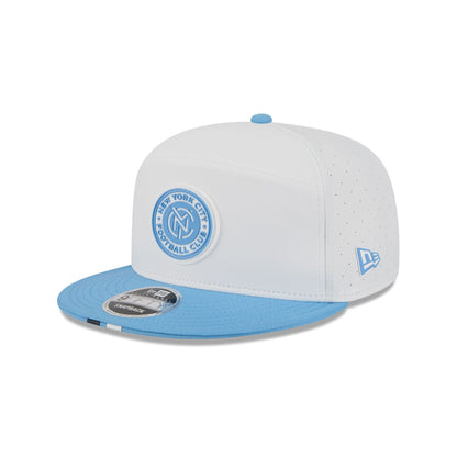 New York City FC 2026 MLS Kickoff Split Panel 9FIFTY Snapback Hat