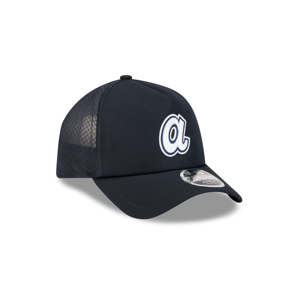 Atlanta Braves 2026 Batting Practice Alt A 9FORTY APEX Trucker Hat